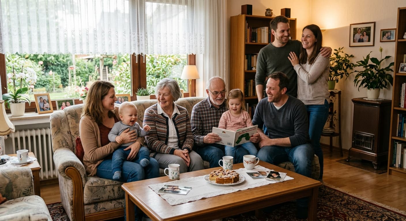 Familie mit mehreren Generationen - Vorsorge für alle